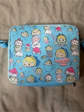 Disney Alice in Wonderland Tsum Tsum Crossbody Bag Purse Tote Cheshire